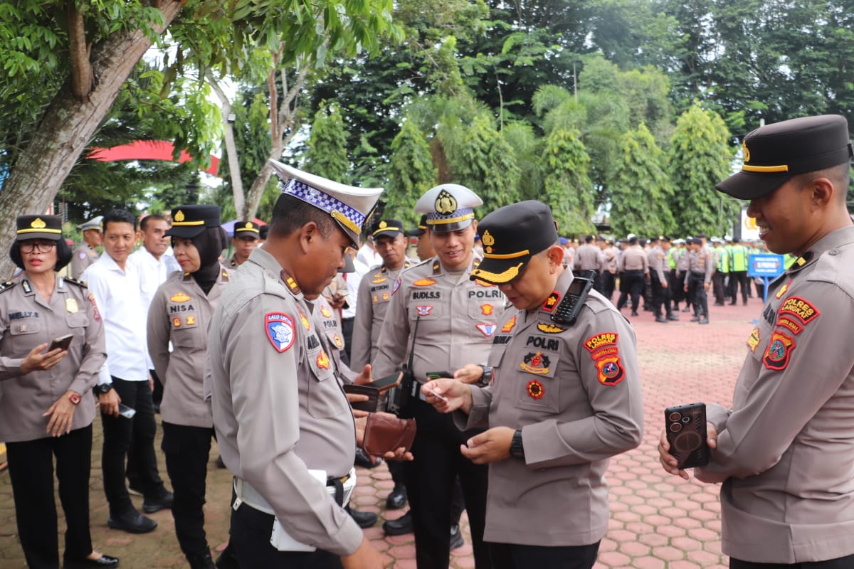Mendadak Polres Langkat Melakukan Gaktibplin Kepada Seluruh Personil Polres Langkat
