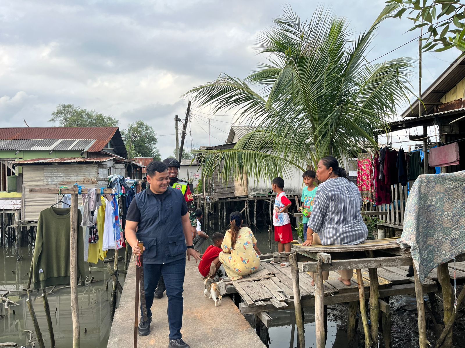 Tim Gabungan Polres Pelabuhan Belawan, TNI Gelar Apel dan Razia Gabungan Senpi Serta Sajam 
