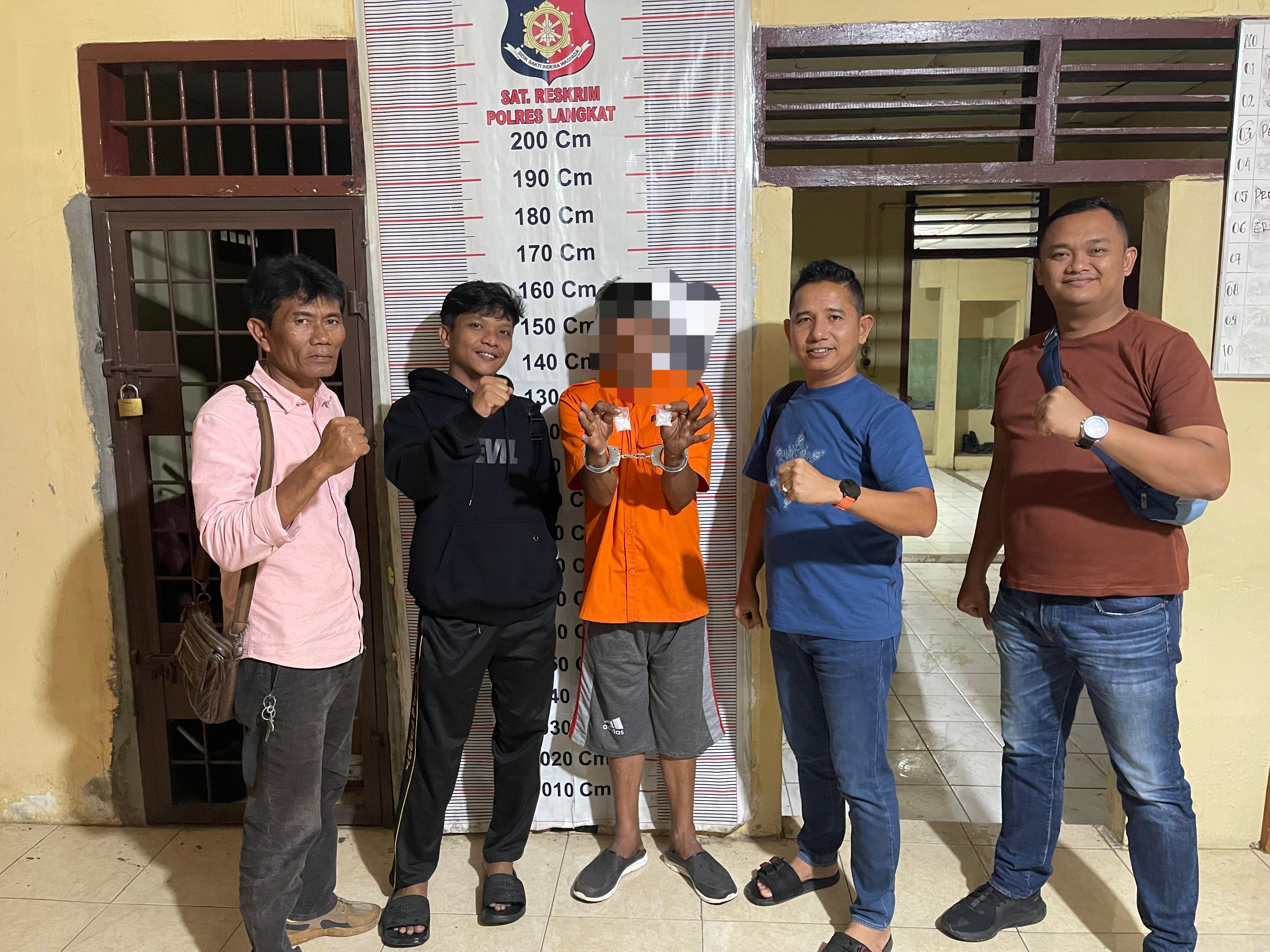 Warga Deli Serdang Ditangkap Edarkan Sabu di Bahorok Langkat