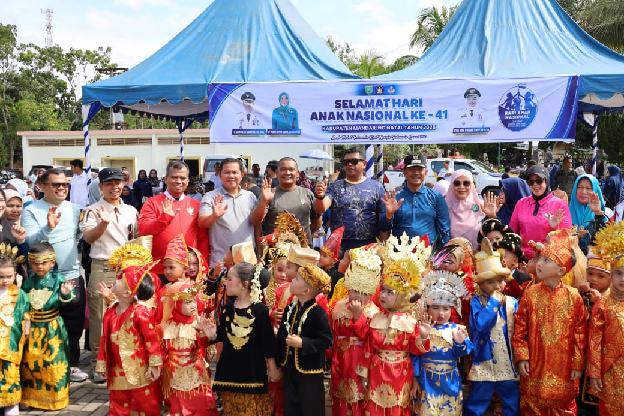 Peringatan hari anak nasional ke 41 di Madina.