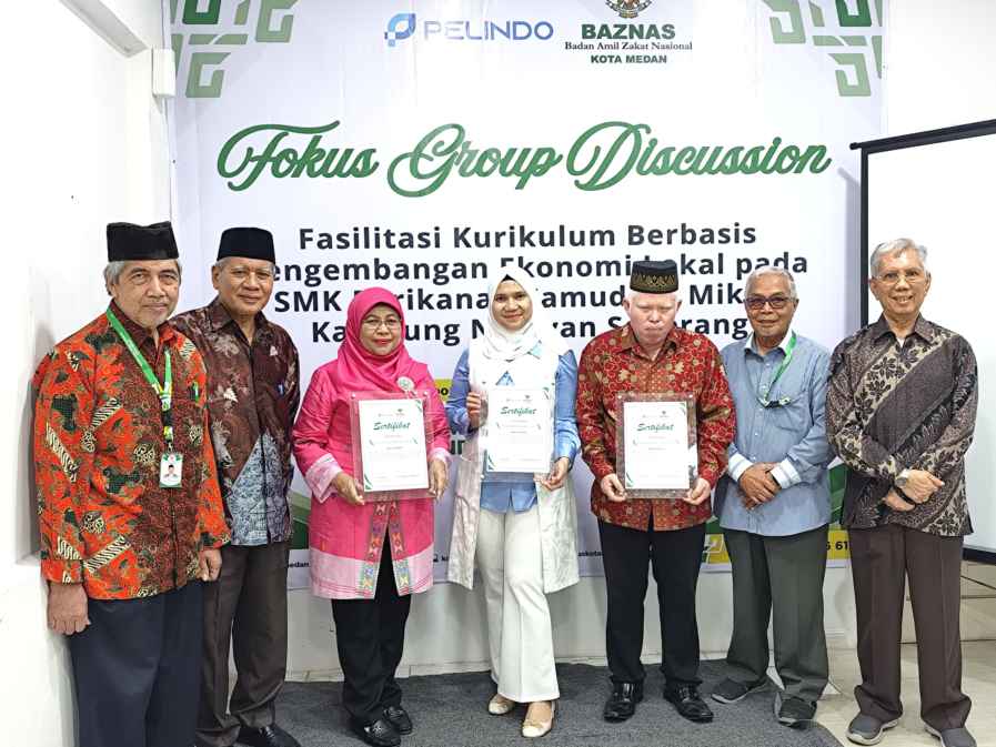 BAZNAS-Pelindo Gelar FGD Fasilitasi Kurikulum Berbasis Pengembangan Ekonomi Lokal