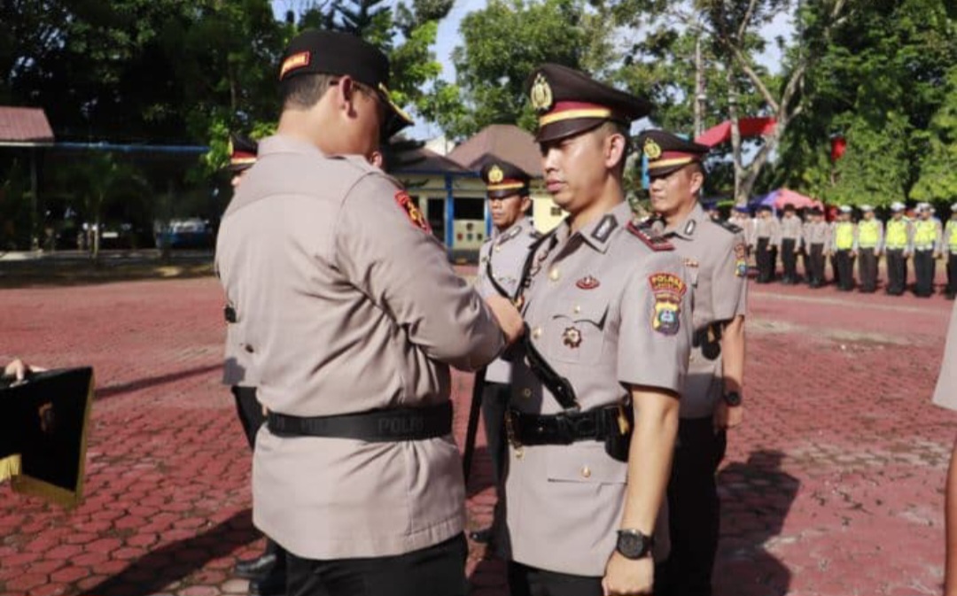 Kasat Reskrim dan 2 Kapolsek di Langkat Sertijab