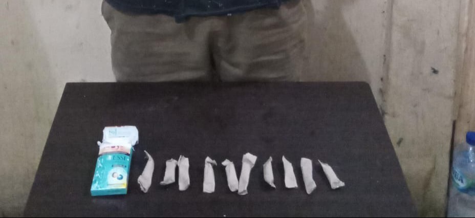 Edarkan Daun Ganja ke Langkat ,Warga Binjai di Angkut ke Polres Langkat