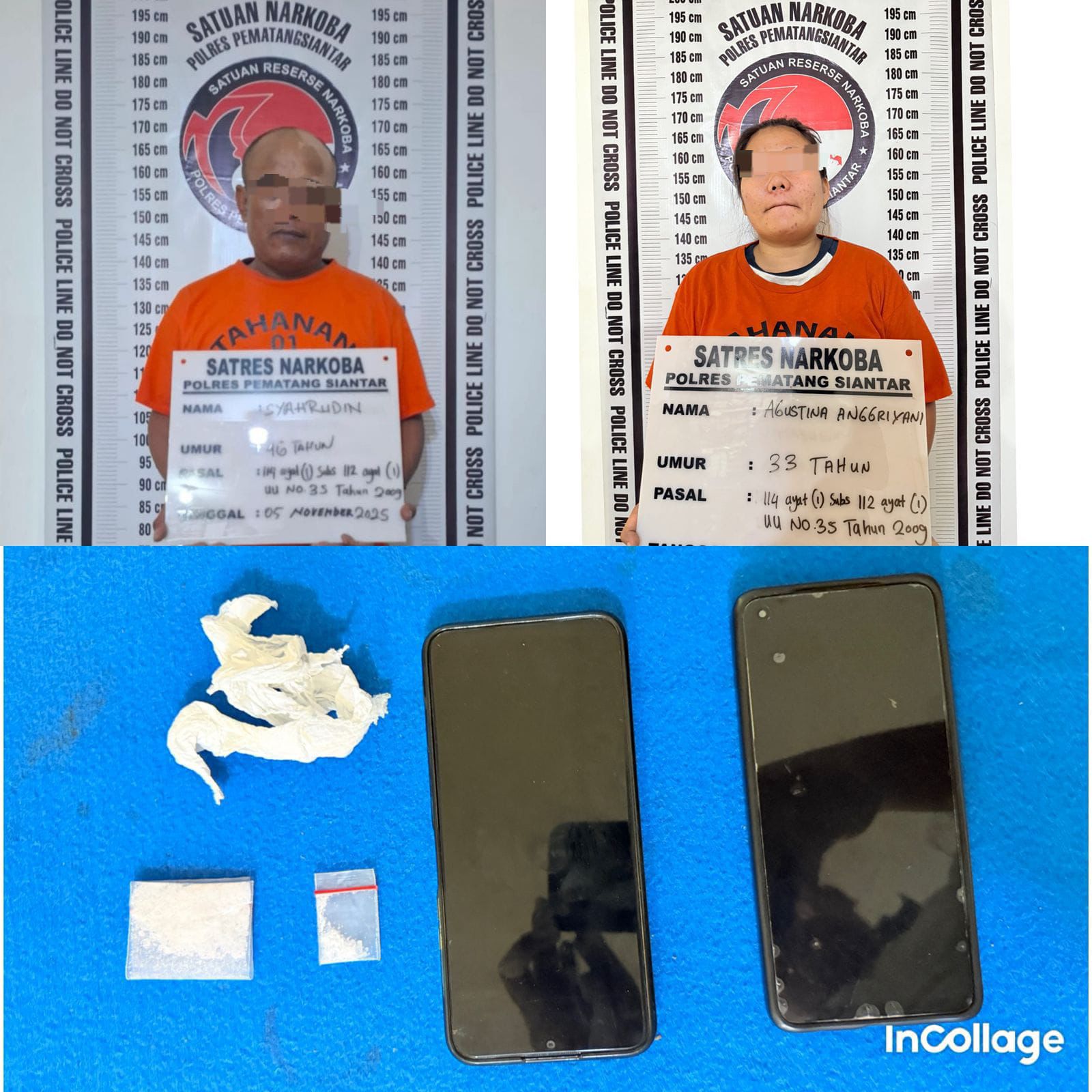 Parah! Pasutri di Siantar Nekad Jual Sabu Sama Polisi