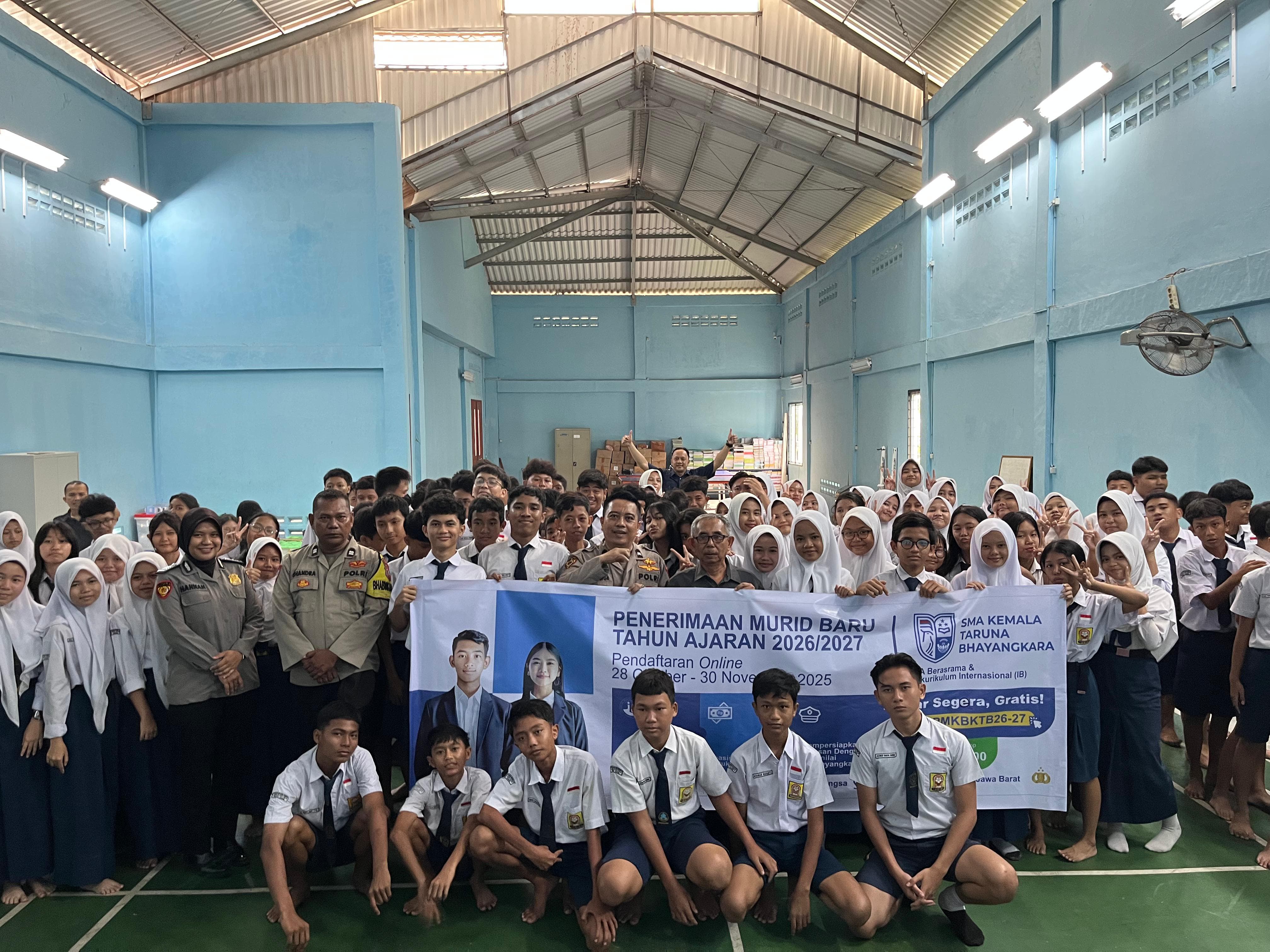 Polres Pelabuhan Belawan Sosialisasikan Penerimaan Siswa Baru SMA Kemala Taruna Bhayangkara Tahun 2026
