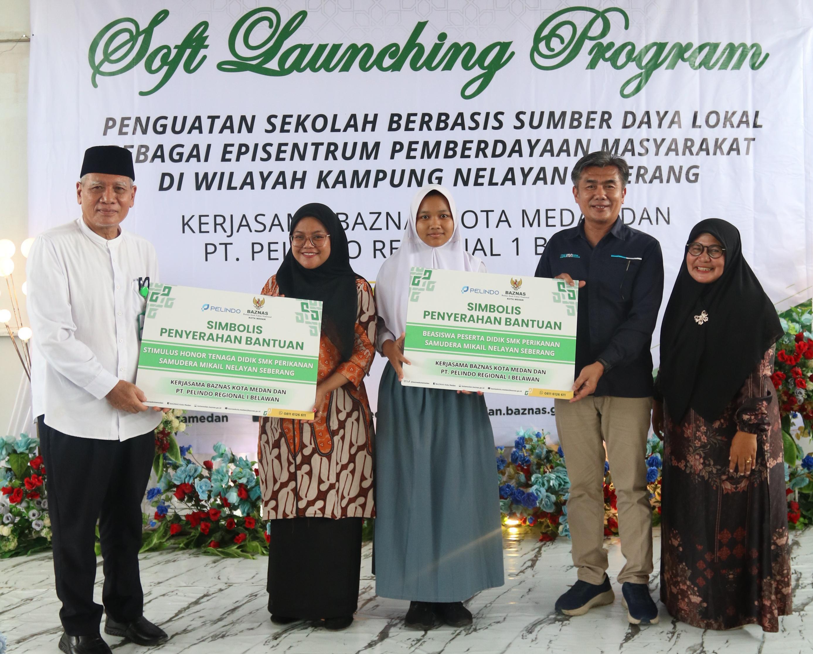 Pelindo Regional 1 Bersama BAZNAS Luncurkan Program Pendidikan Berbasis Sumber Daya Lokal