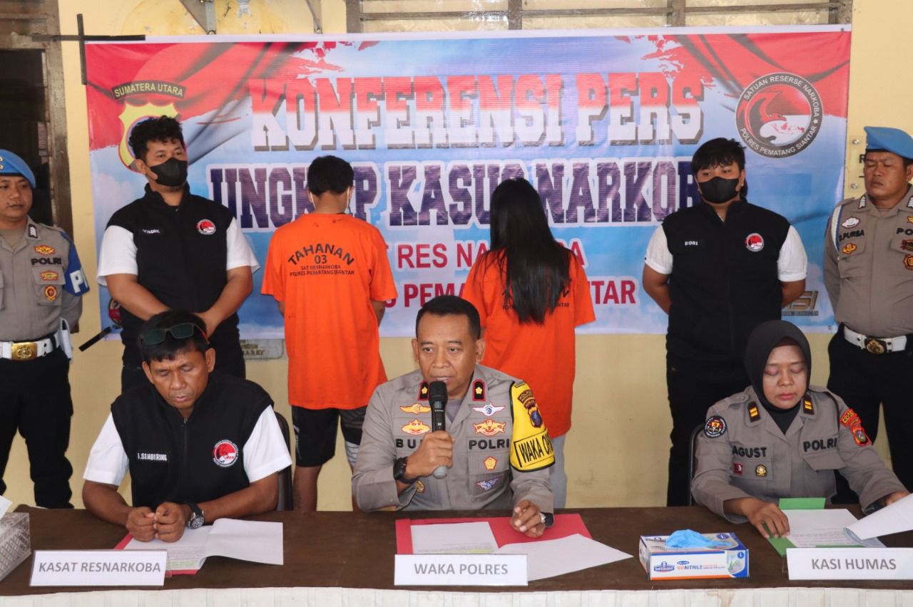 Sepasang Kekasih Di Siantar Nekad Simpan Sabu Dalam Koper