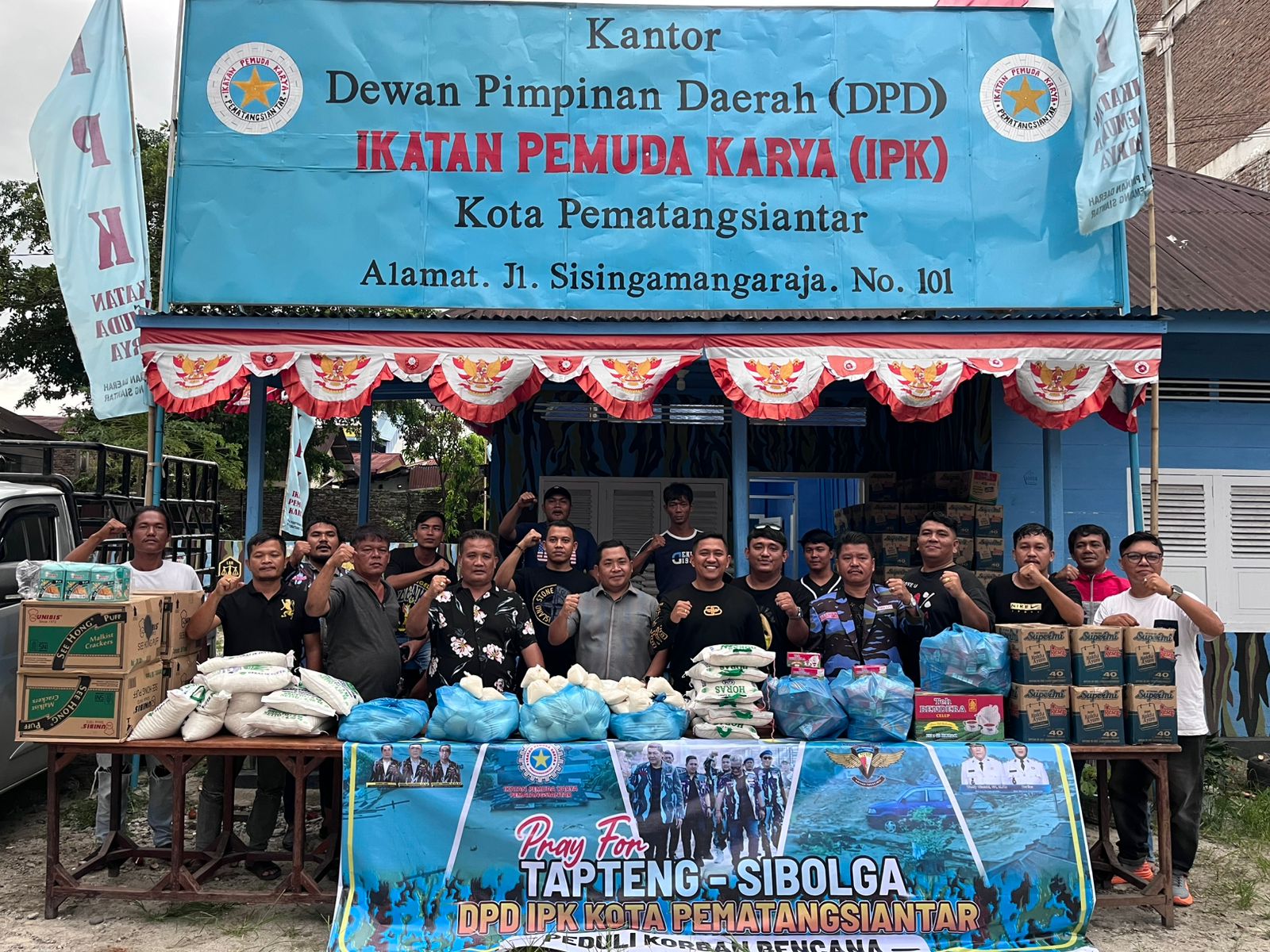 DPD IPK Siantar Salurkan Bantuan Untuk Korban Banjir & Longsor di Sibolga 