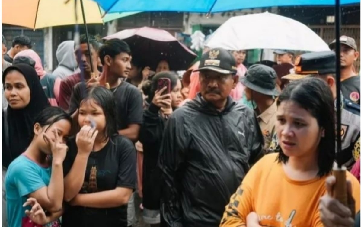 Ribua Warga Binjai Yang Terdampak Banjir Melilih Mengungsi  