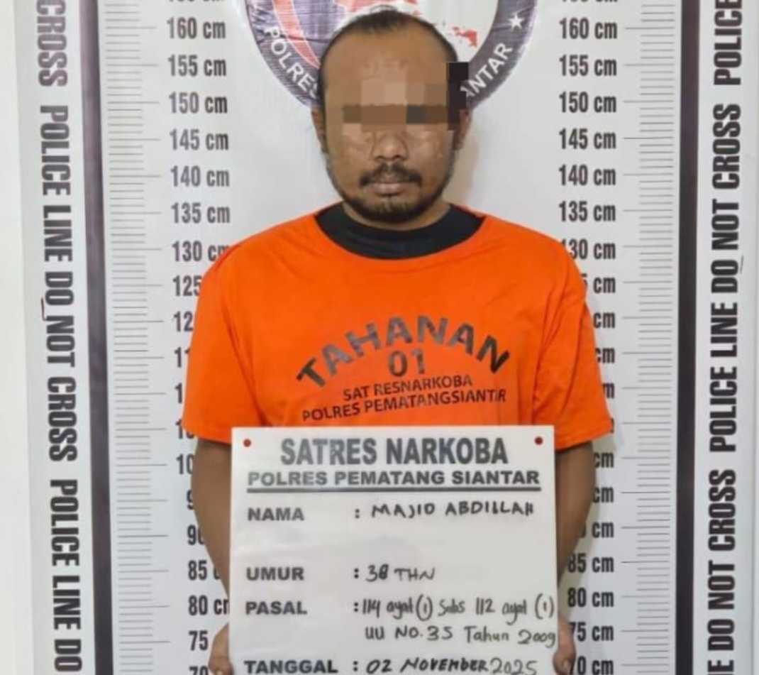 Polisi Tangkap Pengedar Sabu Simalungun