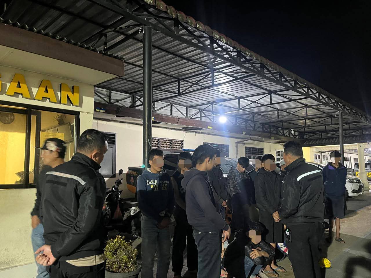 Polres Tanah Karo Gagalkan Rencana Tawuran Pelajar, 14 Remaja Diamankan