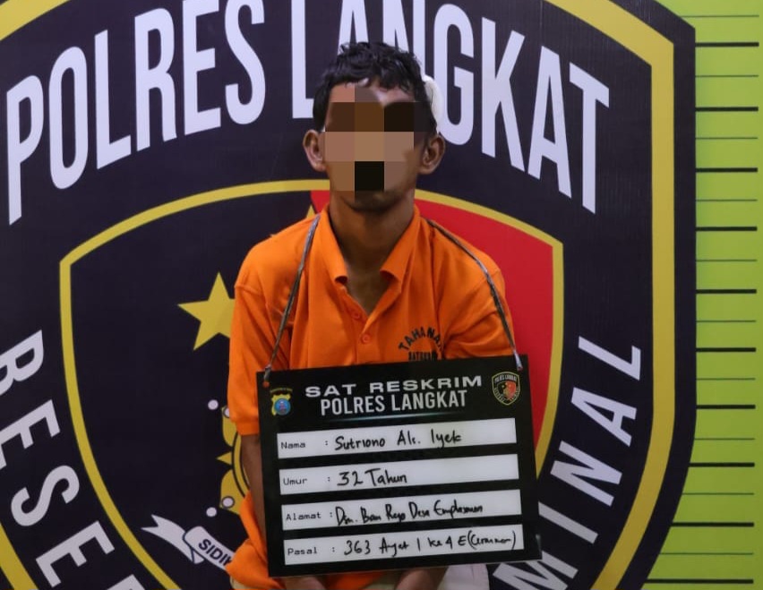 Polres Langkat Ungkap Kasus Curanmor