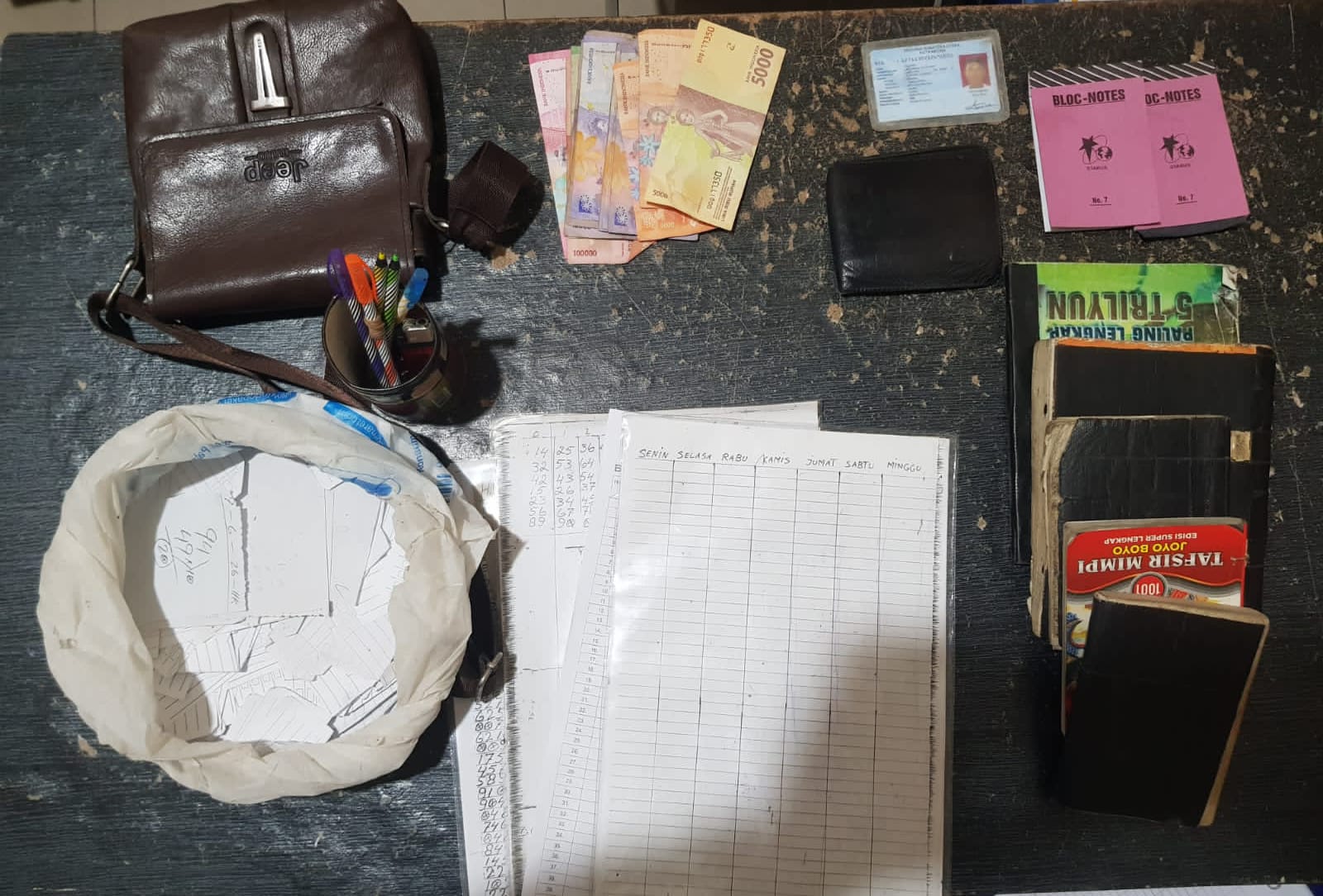Jurtul Togel di Belawan Ditangkap Sat Reskrim Polres Pelabuhan Belawan 