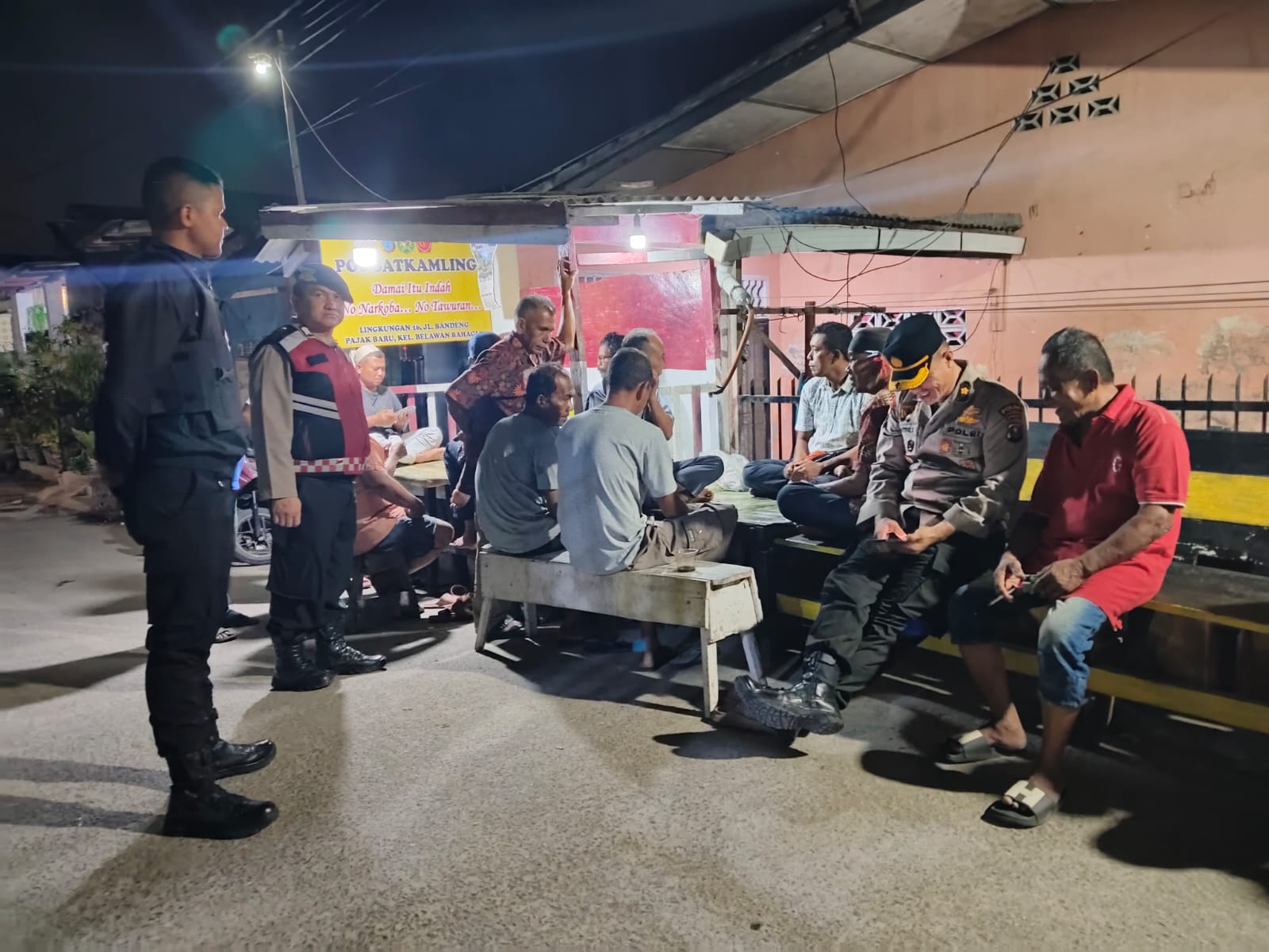 Cegah Aksi Tawuran Polres Pelabuhan Belawan Gelar Patroli Dialogis