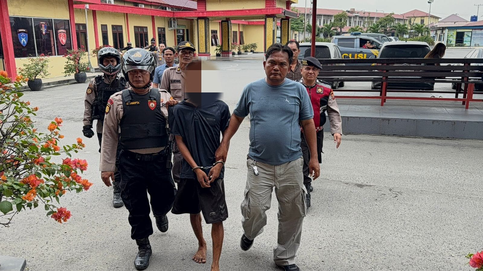 Dit Samapta dan Polres Pelabuhan Belawan Tangkap Pelaku Premanisme