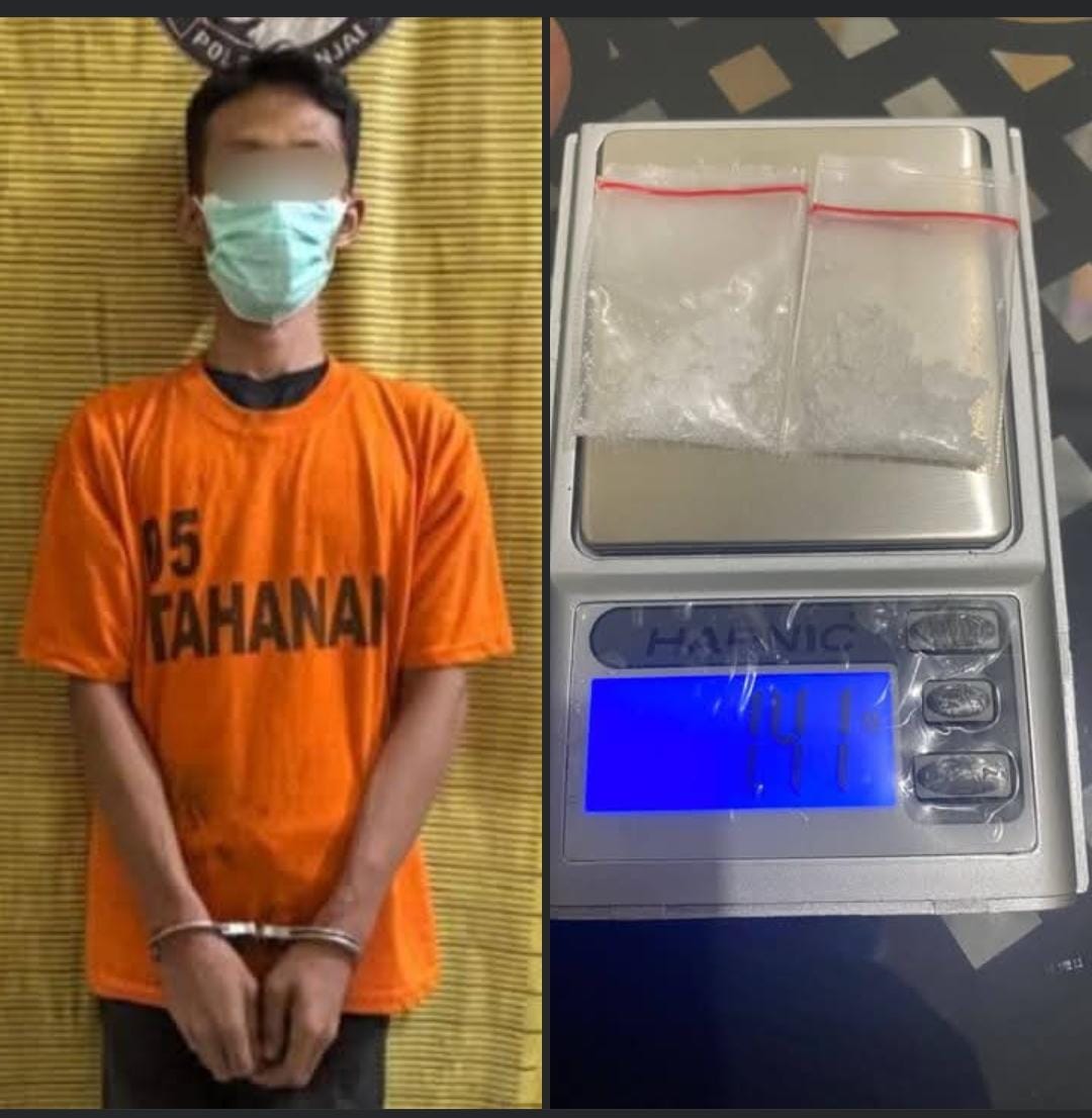 Coba Kabur, BD Sabu Binjai Timur Akhirnya Tersungkur Dibekuk Polisi