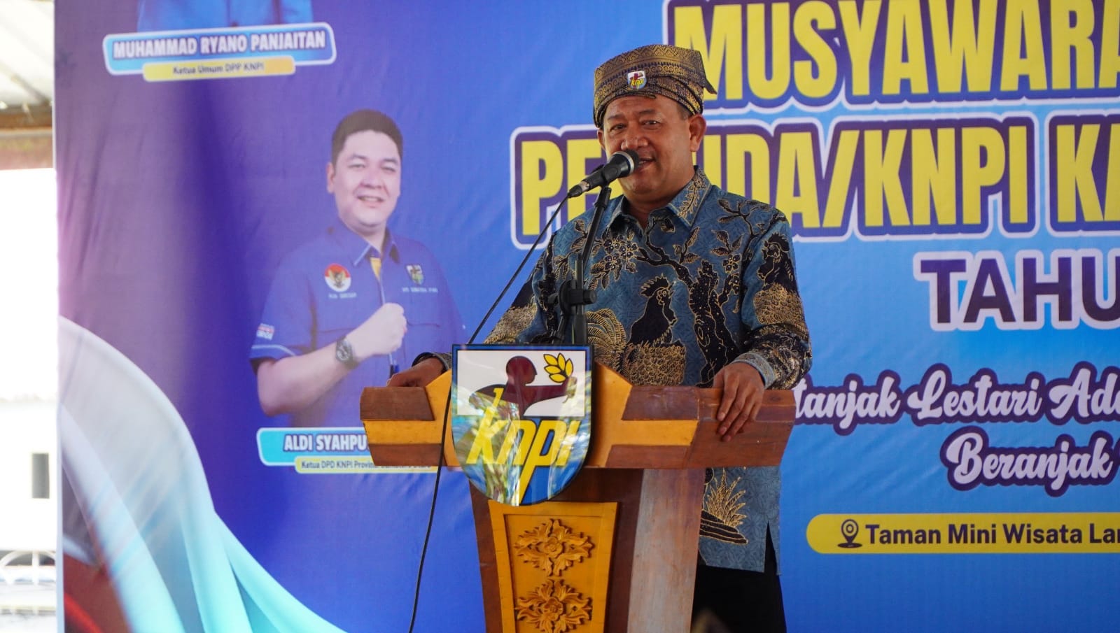 Bupati Syah Afandin Tegaskan Peran Strategis Pemuda pada Pembukaan Musda KNPI Langkat ke-XVI