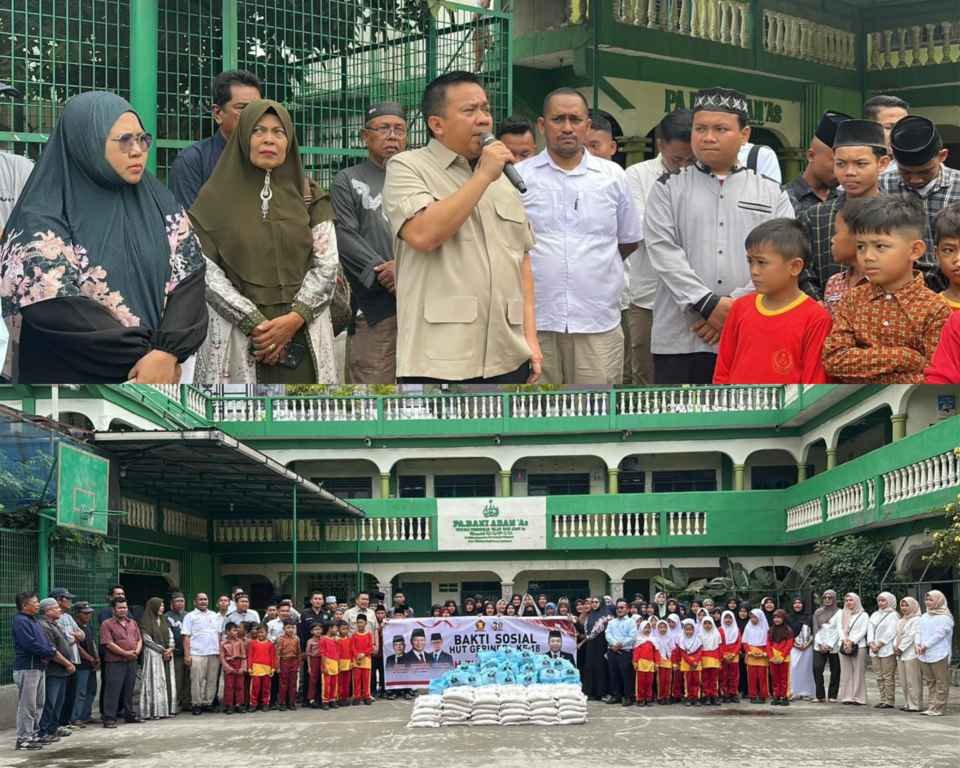 Wakil Ketua DPRD Medan Zulkarnaen Serahkan Bantuan untuk Anak Yatim di Panti Asuhan Bani Adam As
