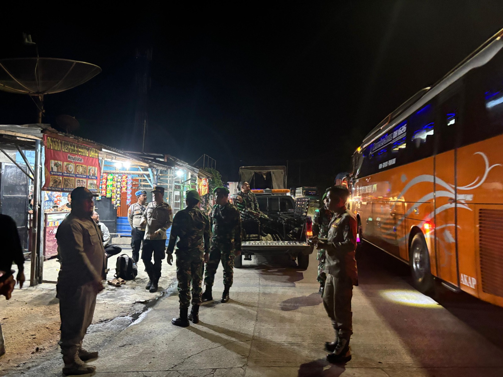 Ciptakan Kamtibmas Kondusif, Polres Labuhanbatu Bersama 3 Pilar Gelar Patroli Gabungan