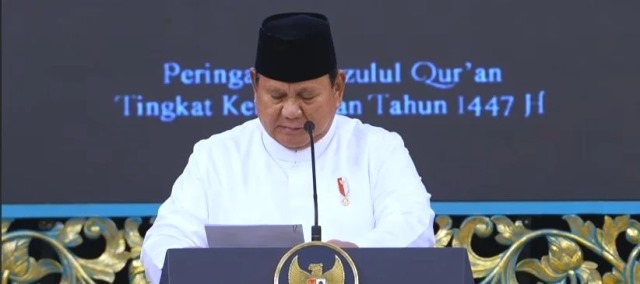 Prabowo Adakan Nuzul Qur’an Di Istana Negara