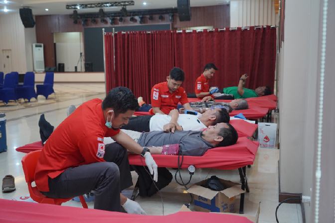 PLN UID Sumut Gelar Donor Darah dan Mini Medical Check Up