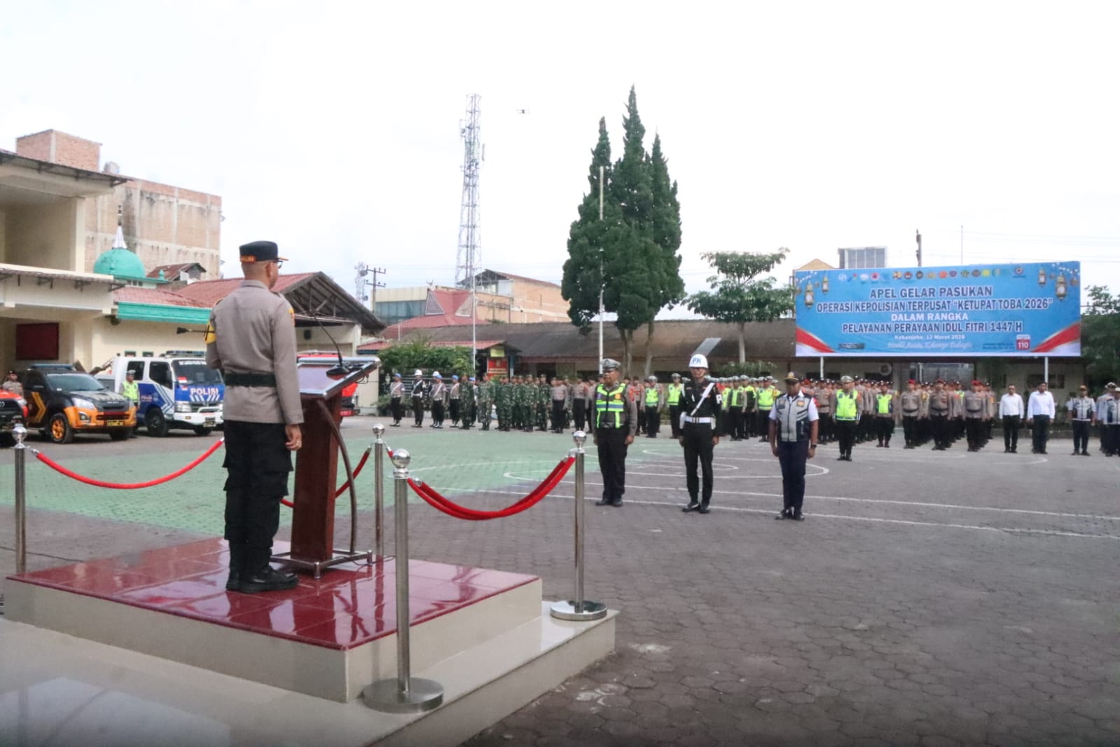 Polres Tanah Karo Siap Kawal Mudik Lebaran, Operasi Ketupat Toba 2026 Resmi Dimulai