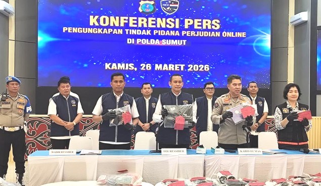 2 Tahun Beroperasi, Polda Sumut Bongkar Judol Jaringan Kamboja di Apertemen Royal Condominium