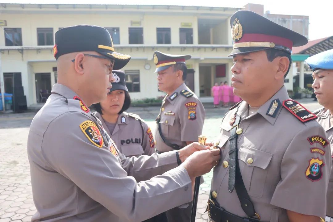 Kapolres Karo Pimpin Sertijab Sejumlah Pejabat