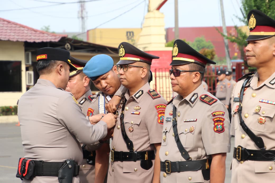 Kapolres Pelabuhan Belawan Pimpin Sertijab Dan Pelantikan Pejabat Utama