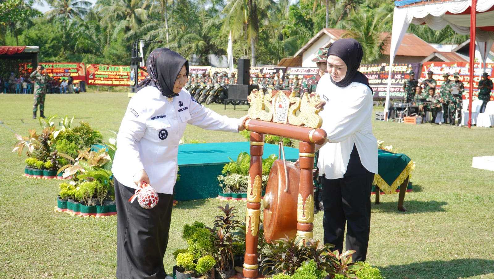 Wabup Langkat Tiorita Buka TMMD Ke-128 di Gebang