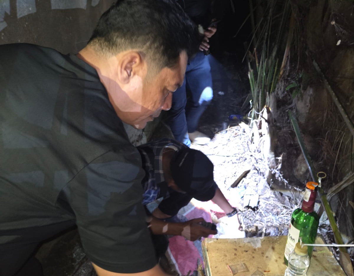 Sat Narkoba Polres Langkat Gerebek Lokasi Diduga Tempat Transaksi Sabu di Hinai