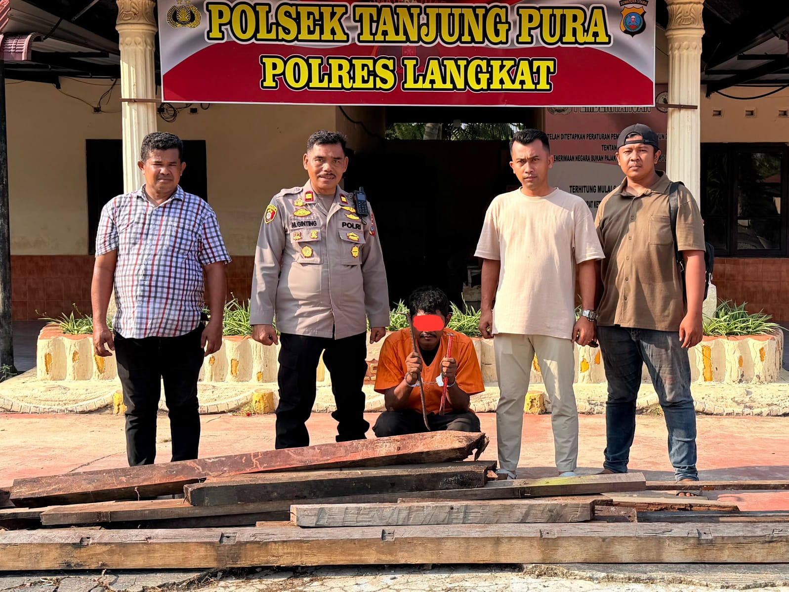 Rumah Kosong di Satroni Maling, Pelakunya Langsung di Ringkus Polsek Tanjung Pura