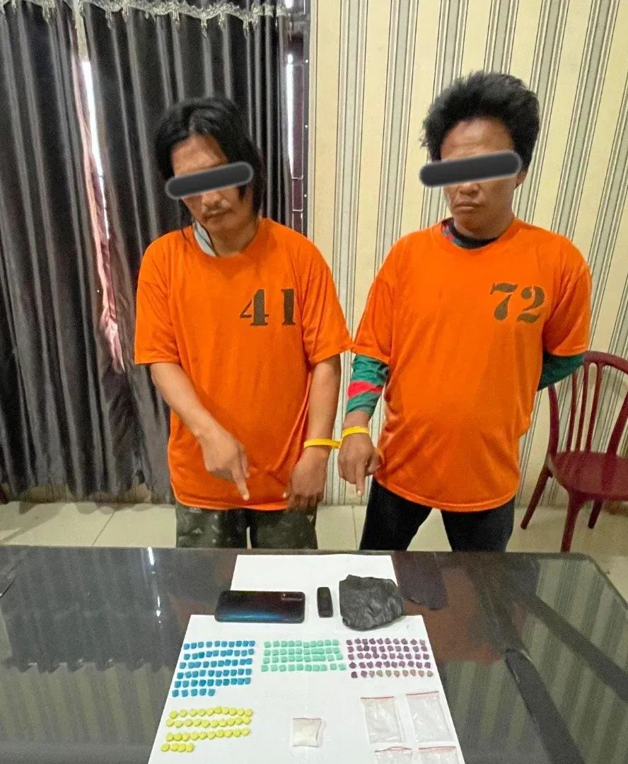 2 Pria Asal Medan Bawa Ratusan Butir Ekstasi dan Sabu ke Berastagi