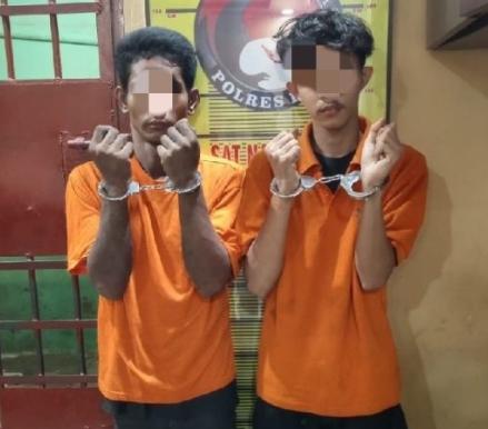 Sat Narkoba Polres Langkat Amankan Dua Tersangka Pemilik Sabu