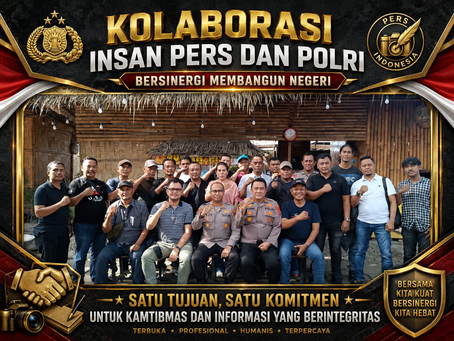 AKP D Raja Putra Napitupulu Sik Jalin Silaturahmi Dengan Insan Pers