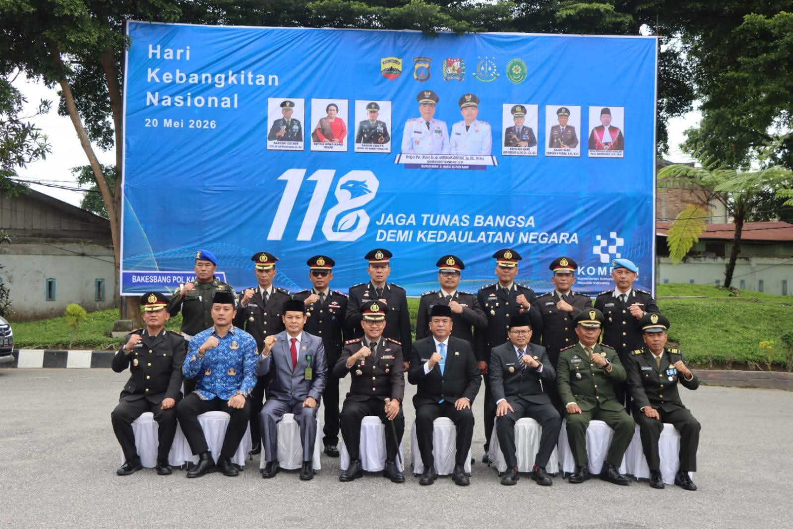 Polres Karo Ikuti Upacara Harkitnas ke-118, Semangat Jaga Tunas Bangsa Demi Kedaulatan Negara