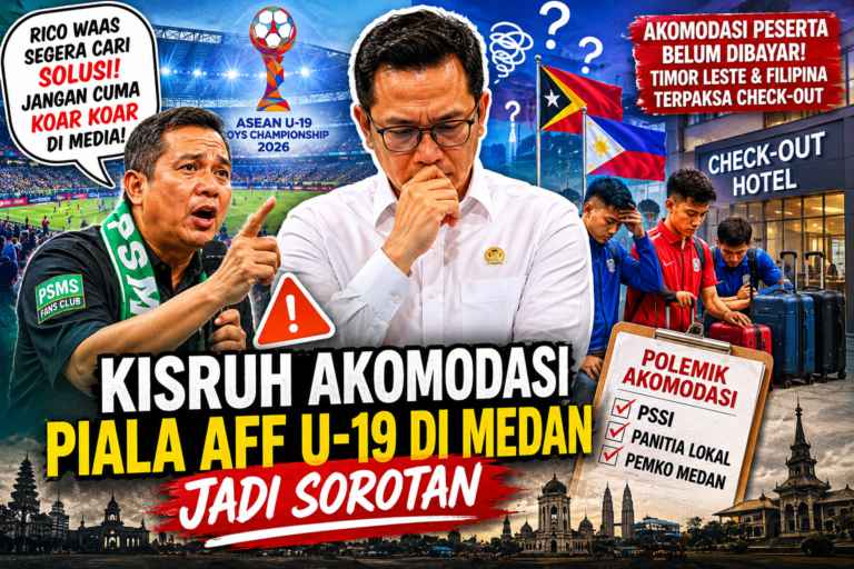 Pembina PSMS Fans Club Semprot Rico Waas soal Kisruh Akomodasi AFF U-19 : Cari Solusi, Jangan Cuma Koar-Koar