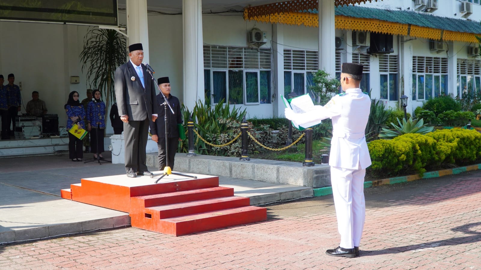 Syah Afandin Pimpin Upacara Hari Lahir Pancasila