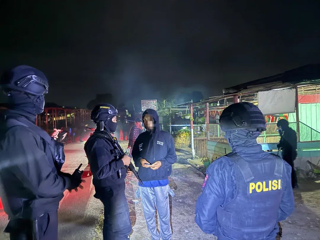 Patroli Malam Tim LINGKABER Polres Karo Cegah Tawuran dan Kriminalitas Jalanan
