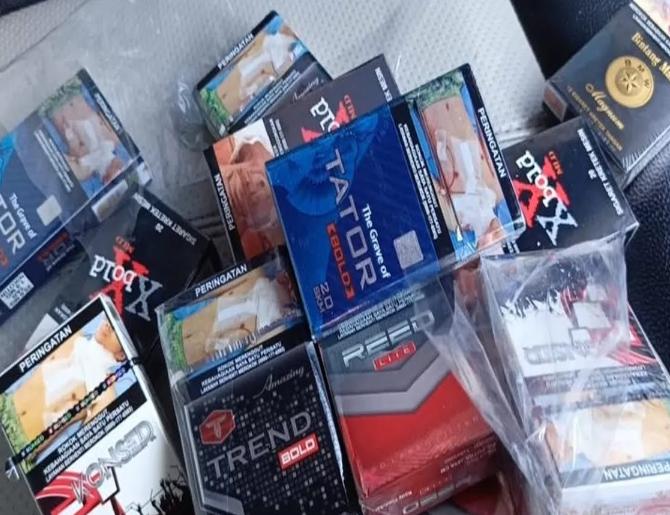 Peredaran Rokok Ilegal Menjamur Masuk ke Langkat ,Ditaksir Rugikan Negara Miliaran Rupiah