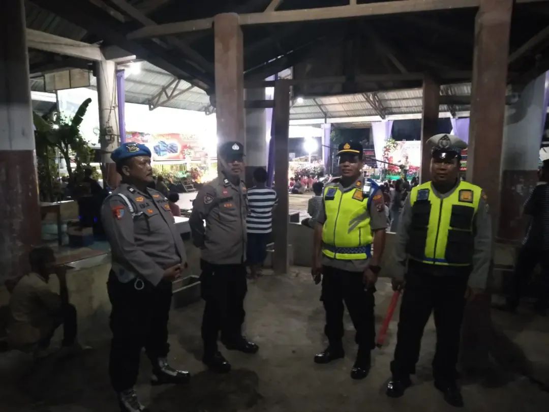 Polsek Tigabinanga Amankan Gendang Guro-Guro Aron Dalam Rangka Pesta Tahunan