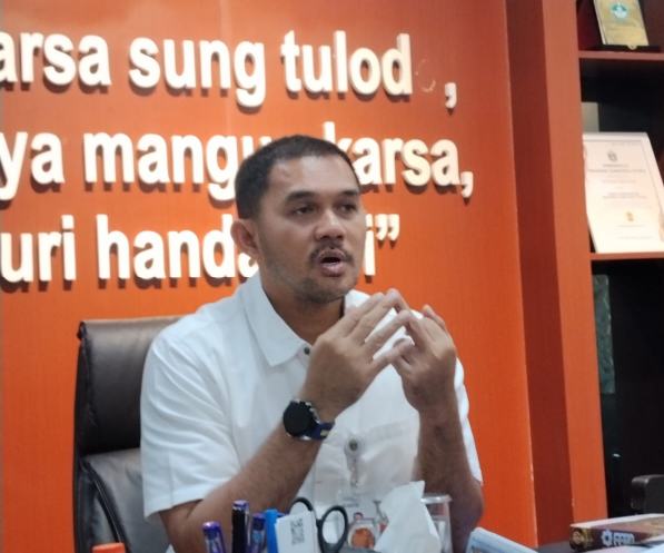 Kepala Dinas Pendidikan Provinsi Sumatera Utara, Alexander Sinulingga, S. STP, M.Si kepada Forum Wartawan Pemprovsu saat audensi diruang kerjanya, Rabu (10/6/2026) sore.