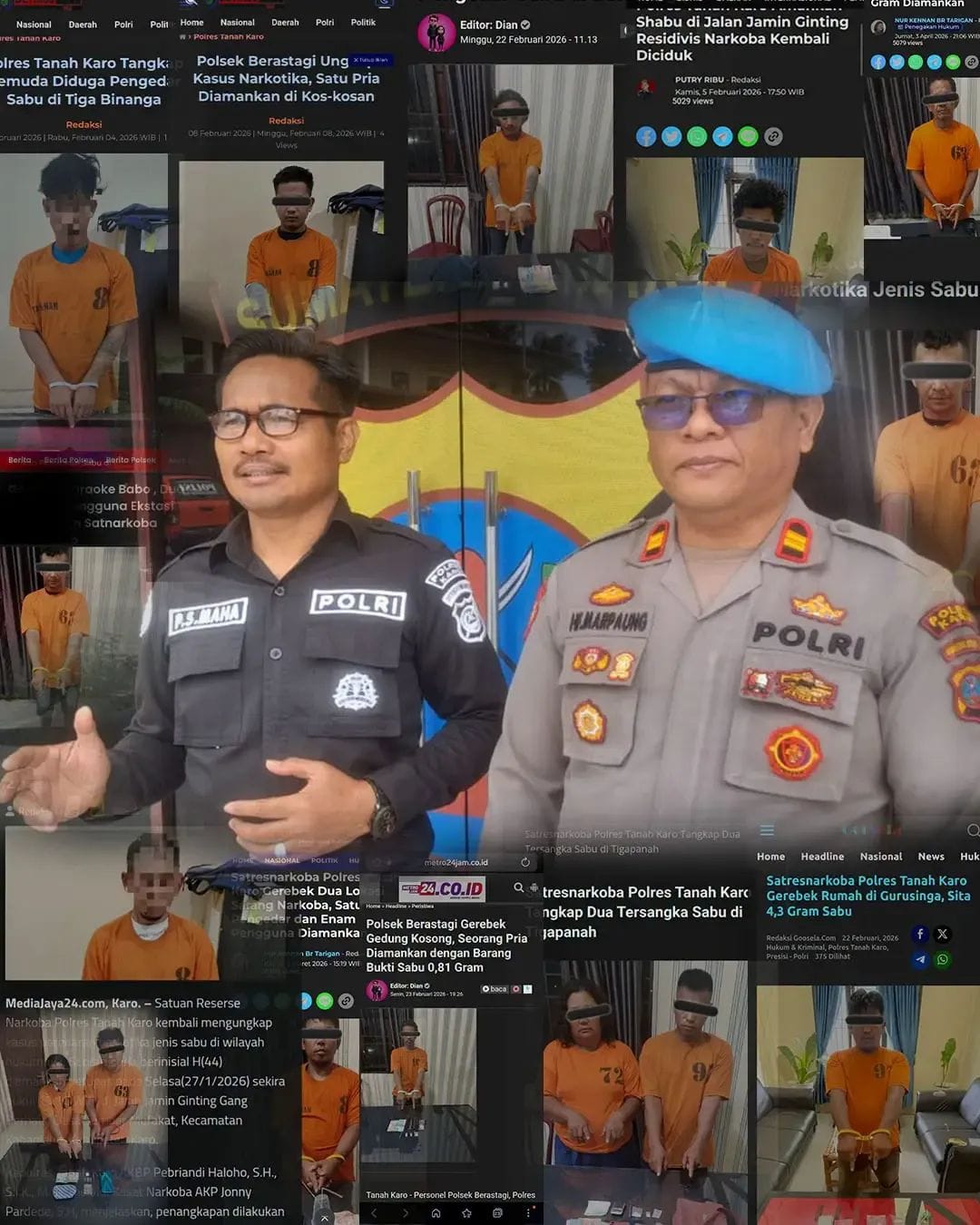 Tindak Lanjuti Isu Anggota Sebagai Bandar Narkoba, Sipropam Polres Karo Lakukan Penyelidikan & Tes Urine Personel
