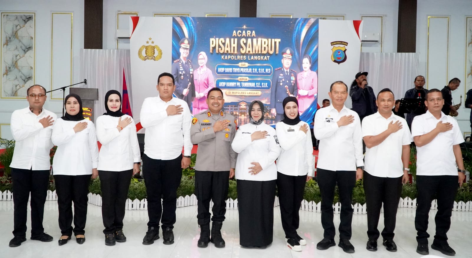 Plt. Bupati Tiorita Perkuat Sinergi Pemkab dan Polres Langkat di Momen Pisah Sambut Kapolres