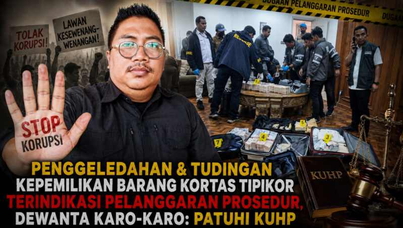 Dugaan Pelanggaran Prosedur Penggeledahan Rumah Febrie Adriansyah, Dewanta: Harus Taat KUHAP