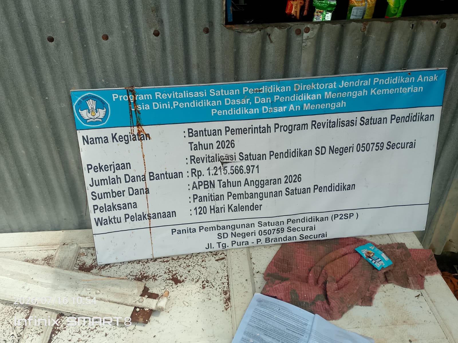 Miris..!! Revitalisasi SDN 050759 Securai Rp 1,2 Miliar Disorot, Pemerhati Pendidikan Minta APH Lakukan Audit