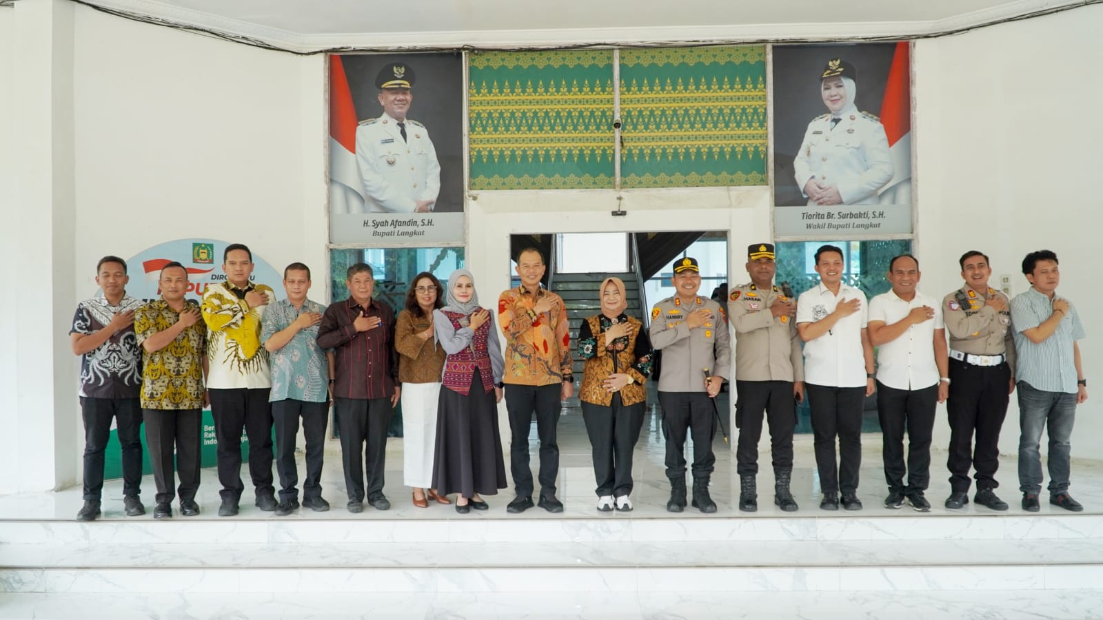 Plt. Bupati Tiorita Perkuat Sinergi dengan Kapolres Langkat