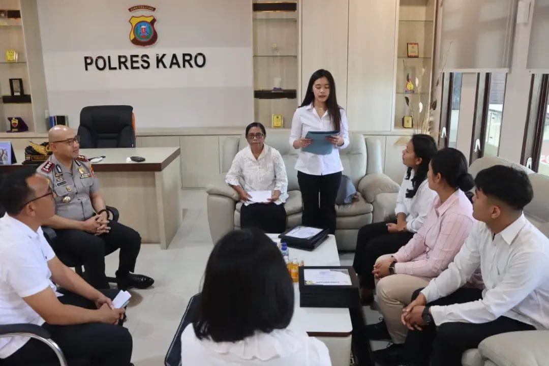 Gereja & Yayasan Wesley Kabanjahe Berikan Penghargaan Kepada Polres Karo