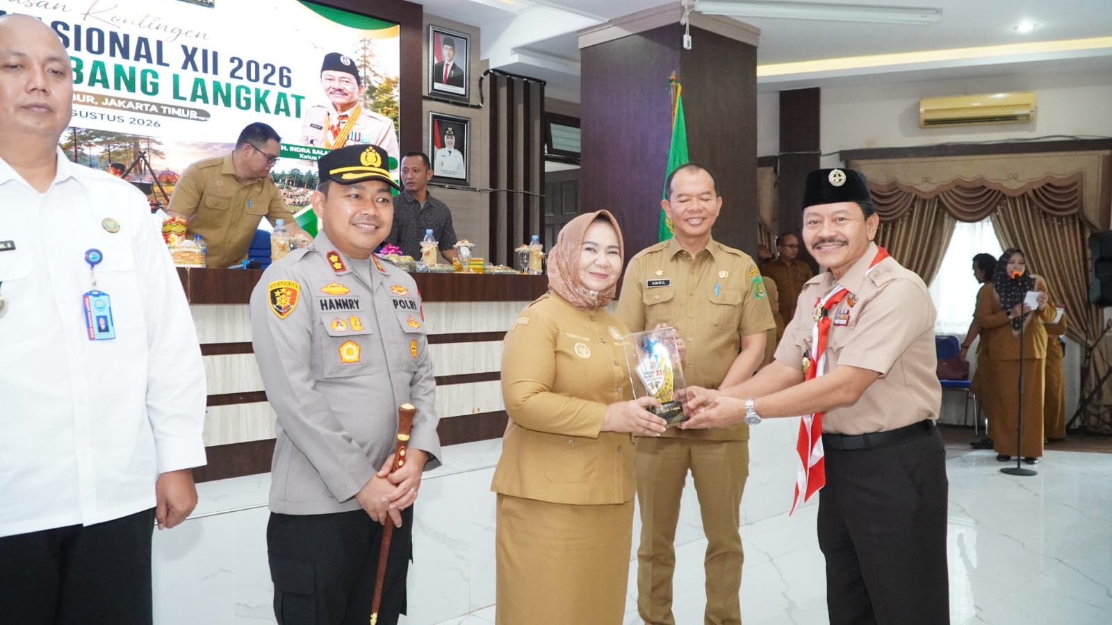 Plt. Bupati Tiorita Lepas 85 Kontingen Langkat ke Jambore Nasional XII