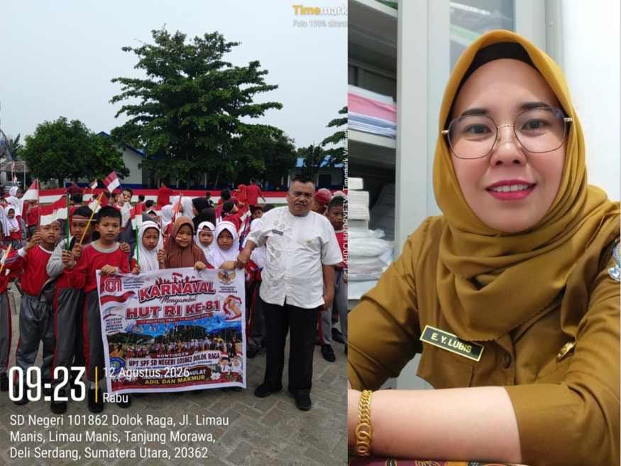 Tanamkan Semangat ‘Bersatu Berdaulat’, SD Negeri 101862 Dolok Raga Meriahkan HUT RI ke-81